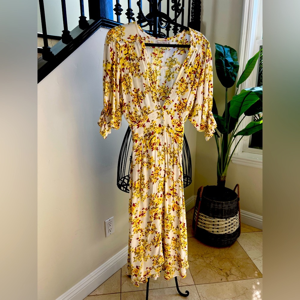 FAITHFUL THE BRAND, midi dress, size S